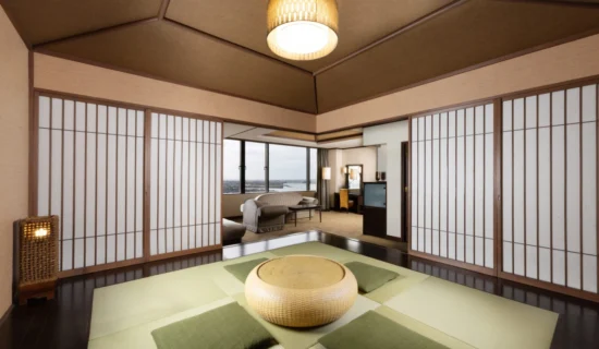 클래식 주니어 스위트: 일본요 절충 스타일 싱글침대 2대