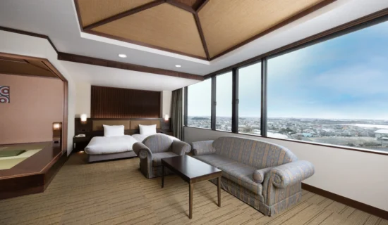 클래식 주니어 스위트: 일본요 절충 스타일 싱글침대 2대